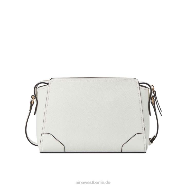 Nine West RR2J2437Brooklyn Jet Set Umhängetasche optischer weißer Kieselstein
