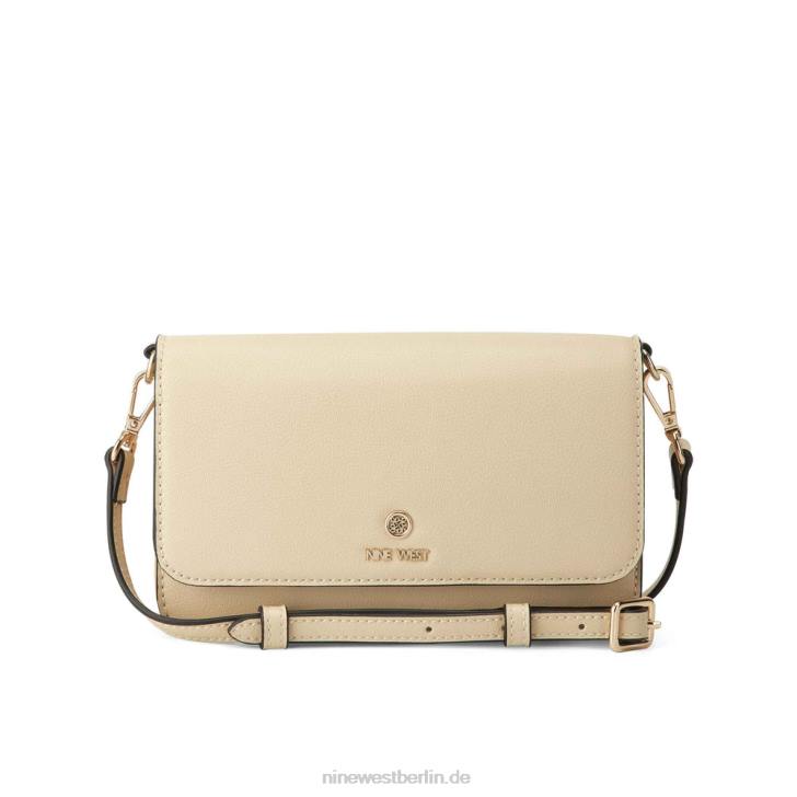 Nine West RR2J2515Linnette-Geldbörse an einer Schnur Maisseide
