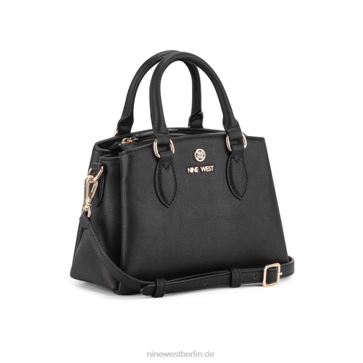 Nine West RR2J2551Zenith kleine Umhängetasche mit drei Fächern Schwarz