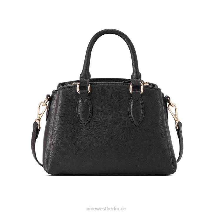 Nine West RR2J2551Zenith kleine Umhängetasche mit drei Fächern Schwarz